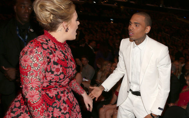 Chris Brown And Adele Enjoy A Late Night Out